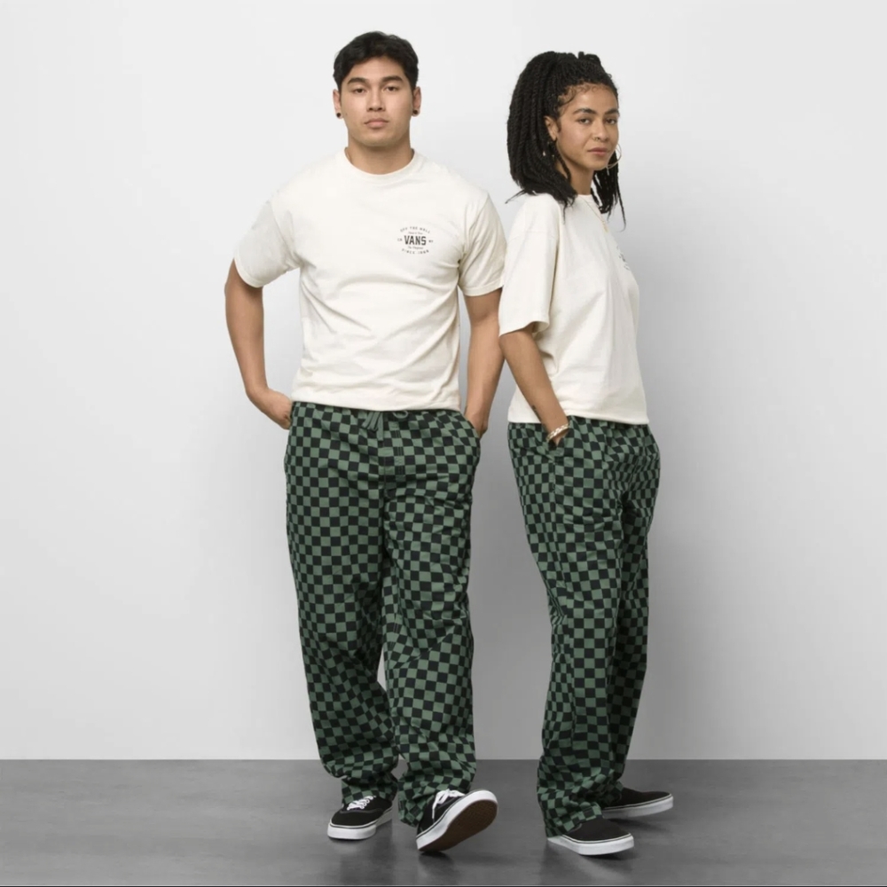 Vans range baggy tapered elastic waist jogger pants men's size M - Picture 10 of 10